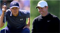 Jordan Spieth and Rory McIlroy ahead of the 2025 PGA Championship