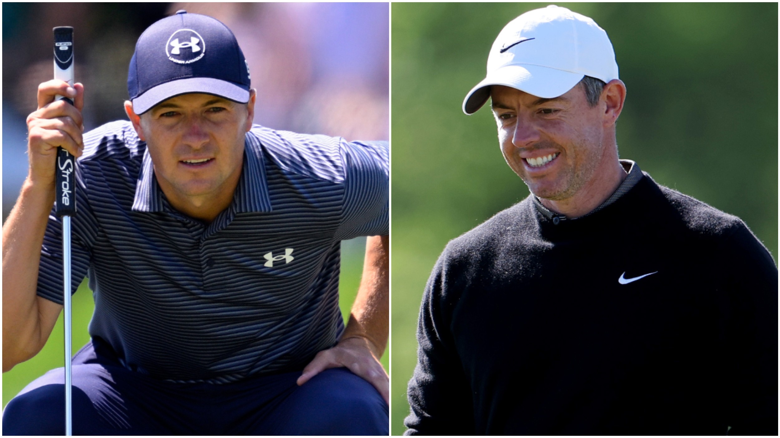 Jordan Spieth and Rory McIlroy ahead of the 2025 PGA Championship