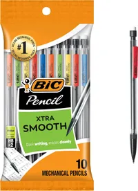Bic Xtra-Smooth Mechanical Pencils with Erasers Bic Xtra-Smooth Mechanical Pencils with Erasers