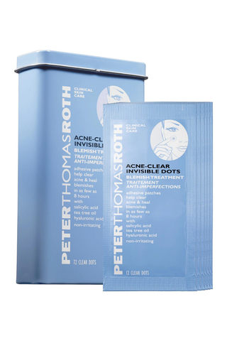 Peter Thomas Roth Acne-Clear Invisible Dots Blemish Treatment, Salicylic Acid Pimple Patches, Helps Reduce the Look of Blemishes in 8 Hours, Two Patch Sizes