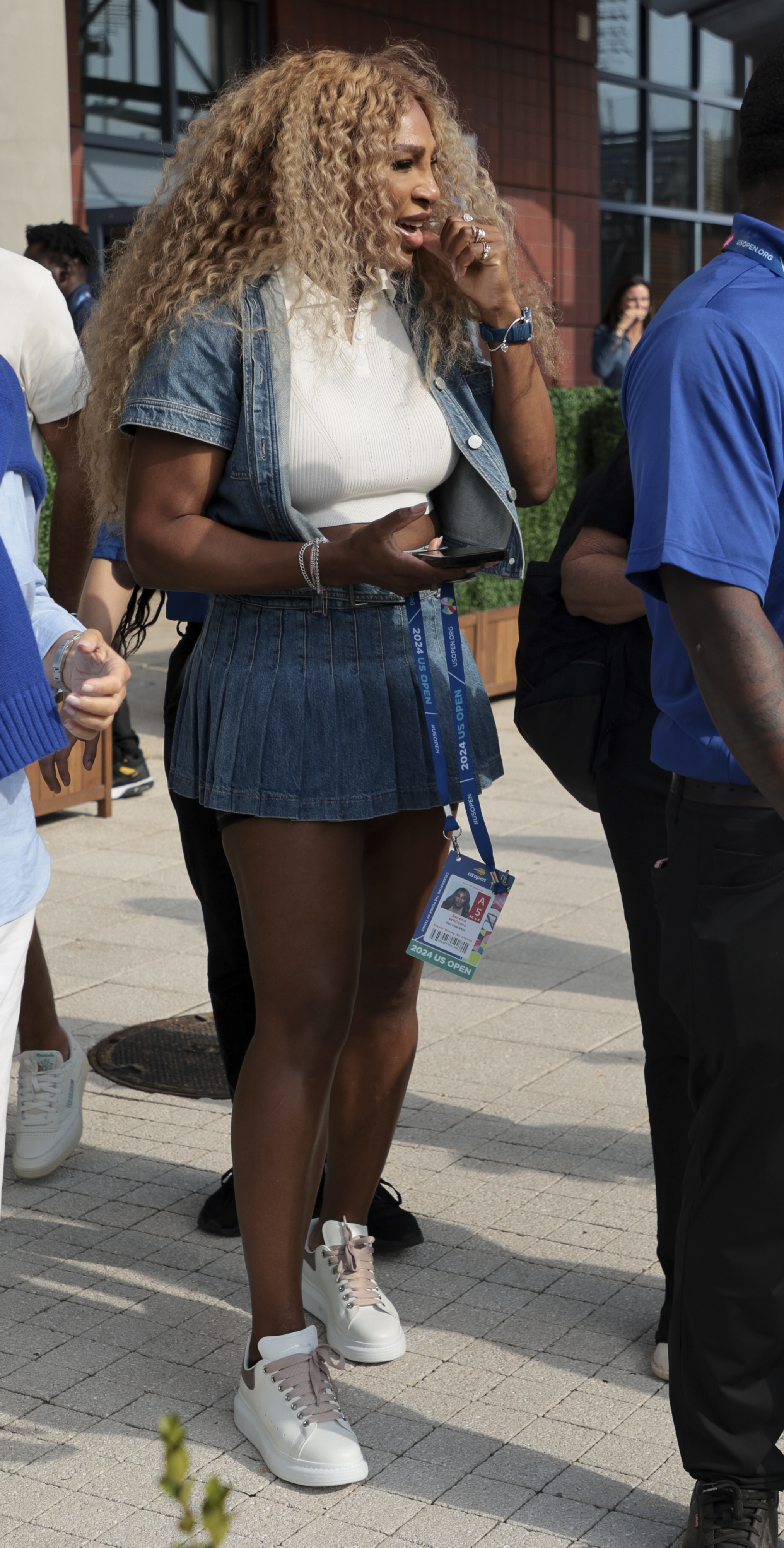 Serena Williams attended the US Open in 2024