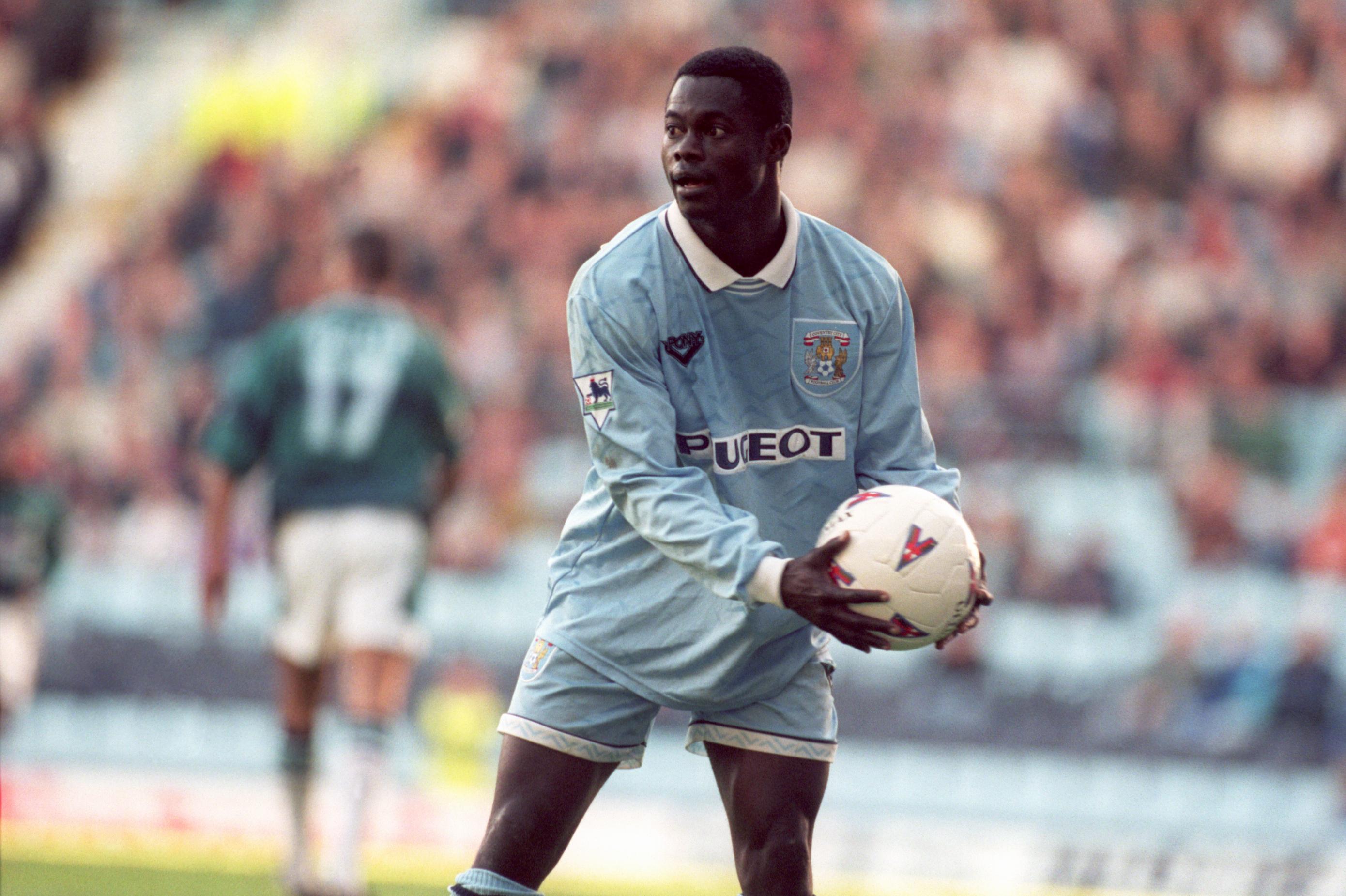 Nii Lamptey playing for Coventry City in 1995