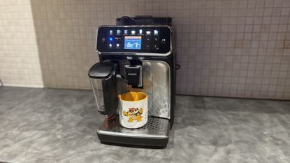 Philips 5400 Series Bean to Cup Coffee Machine on kitchen counter