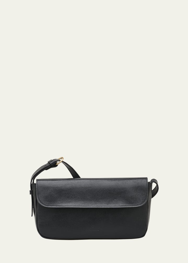 Studio Flap Leather Shoulder Bag