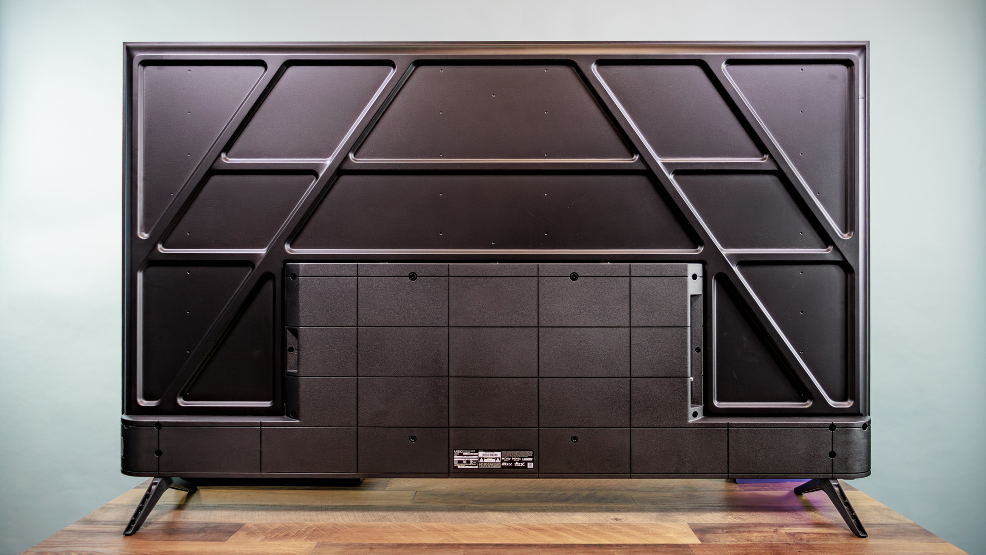 The back of a Vizio Mini LED Quantum 4K Smart TV