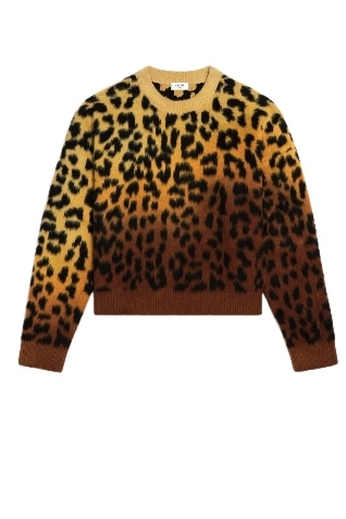 CROPPED CREW NECK SWEATER
