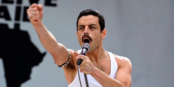 Rami Malek in Bohemian Rhapsody