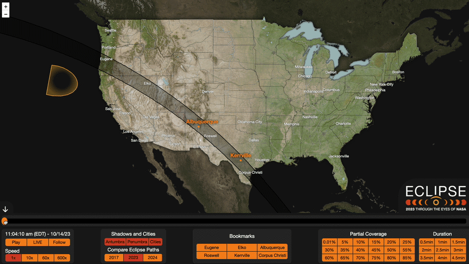 2023 Annular Eclipse: Where & When - NASA Science