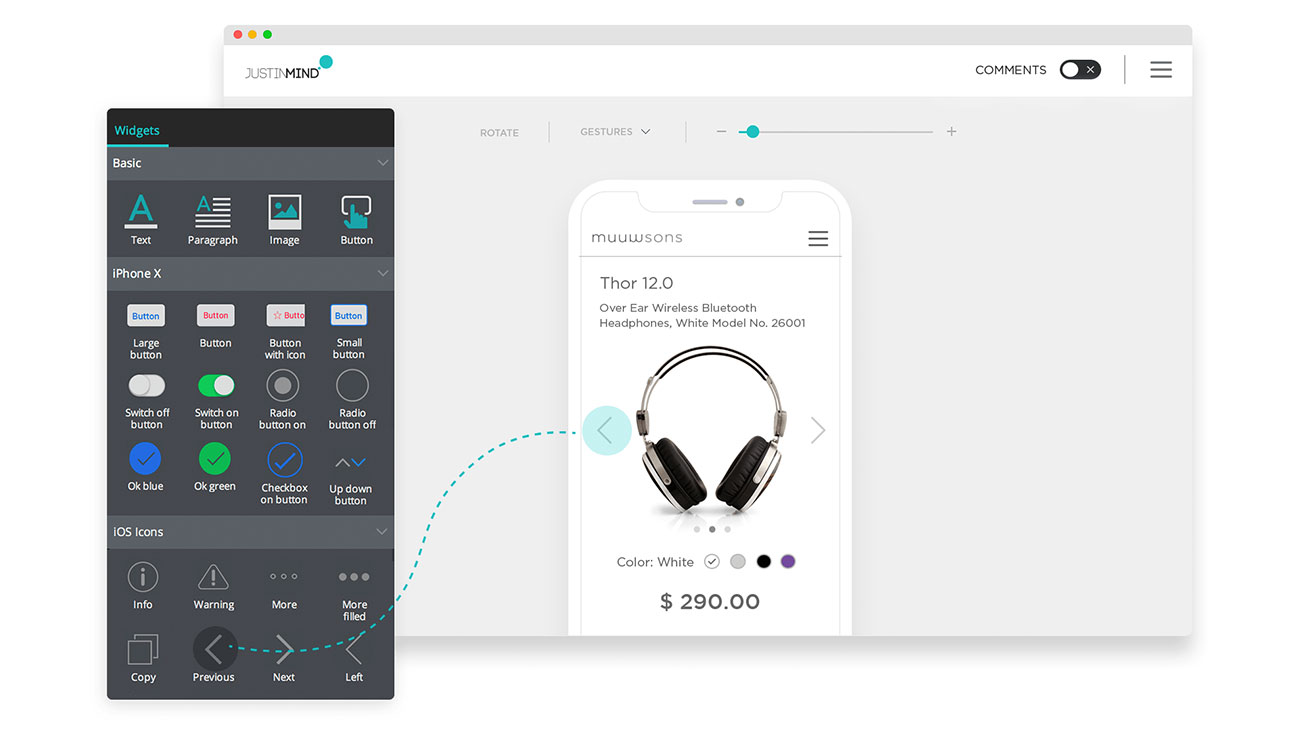 UI design tools: Justinmind
