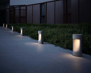 nedgis modern lighting along path