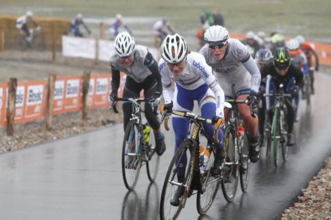 World champion Marianne Vos (Rabo Women) attacks on the climb of the "VAM"