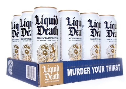 Liquid Death can. 
