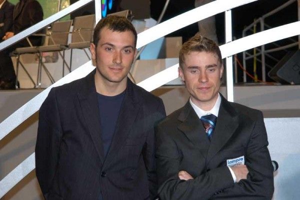 Ivan Basso and Damiano Cunego