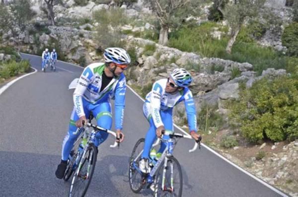 NetApp's Andre Schulze and Steven Cozza chat while training