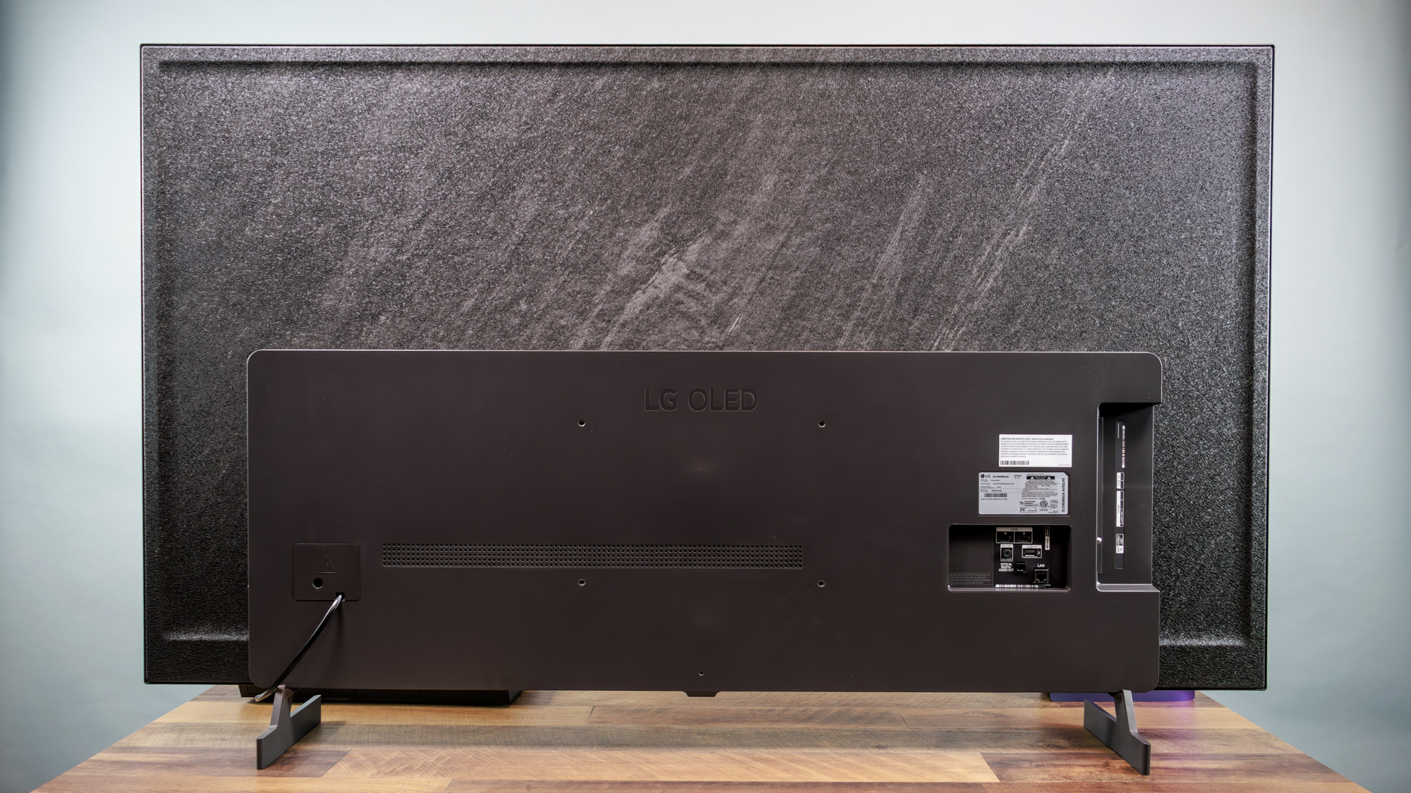 The back of a LG B6 OLED TV