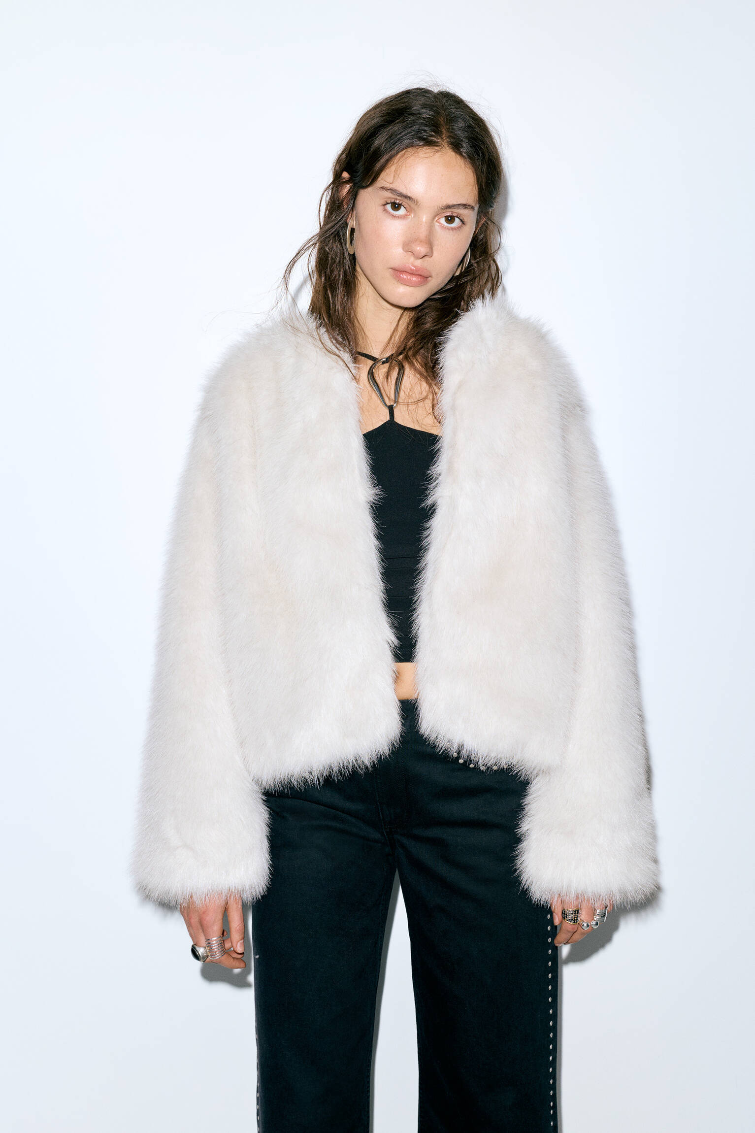 faux fur jacket