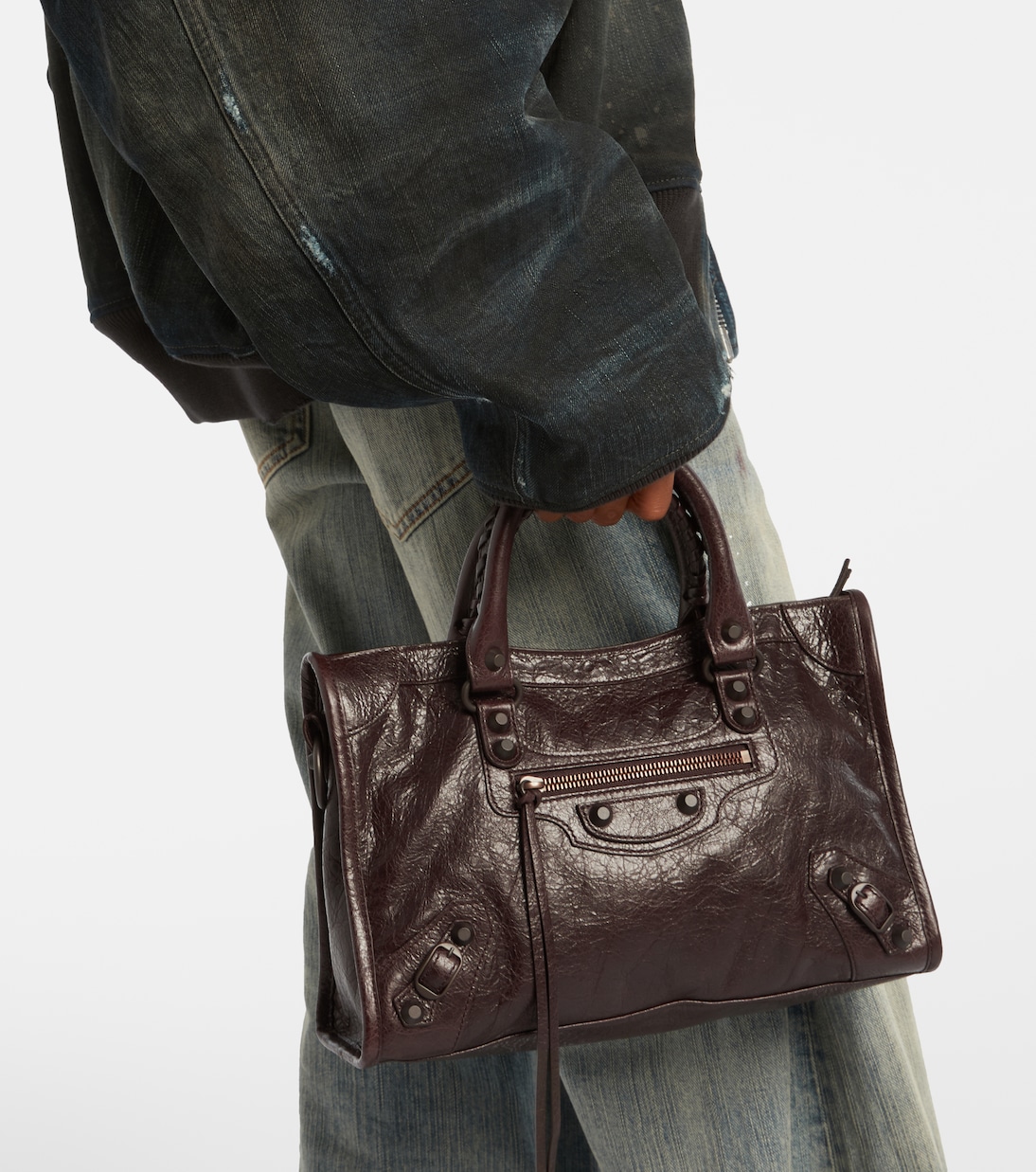 Le City Small Leather Tote Bag