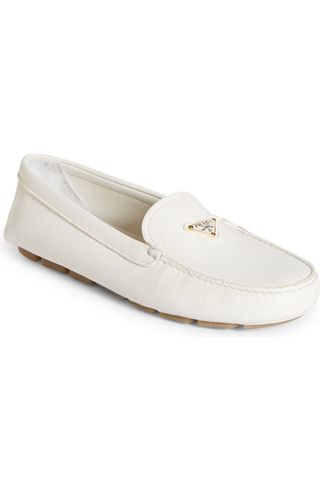 Triangle Logo Driving Loafer