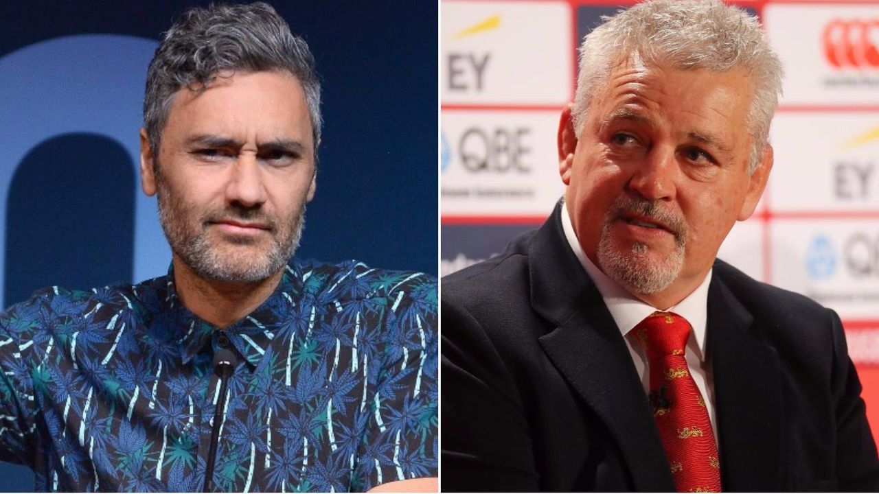 Taika Waititi and Warren Gatland