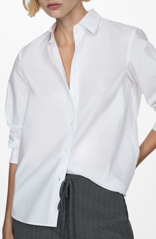 Relaxed Fit Button-Up Shirt