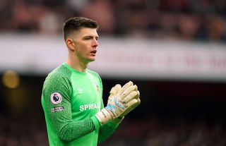 Burnley goalkeeper Nick Pope during the Premier League match at the Emirates Stadium, London. Picture date: Sunday January 23, 2022