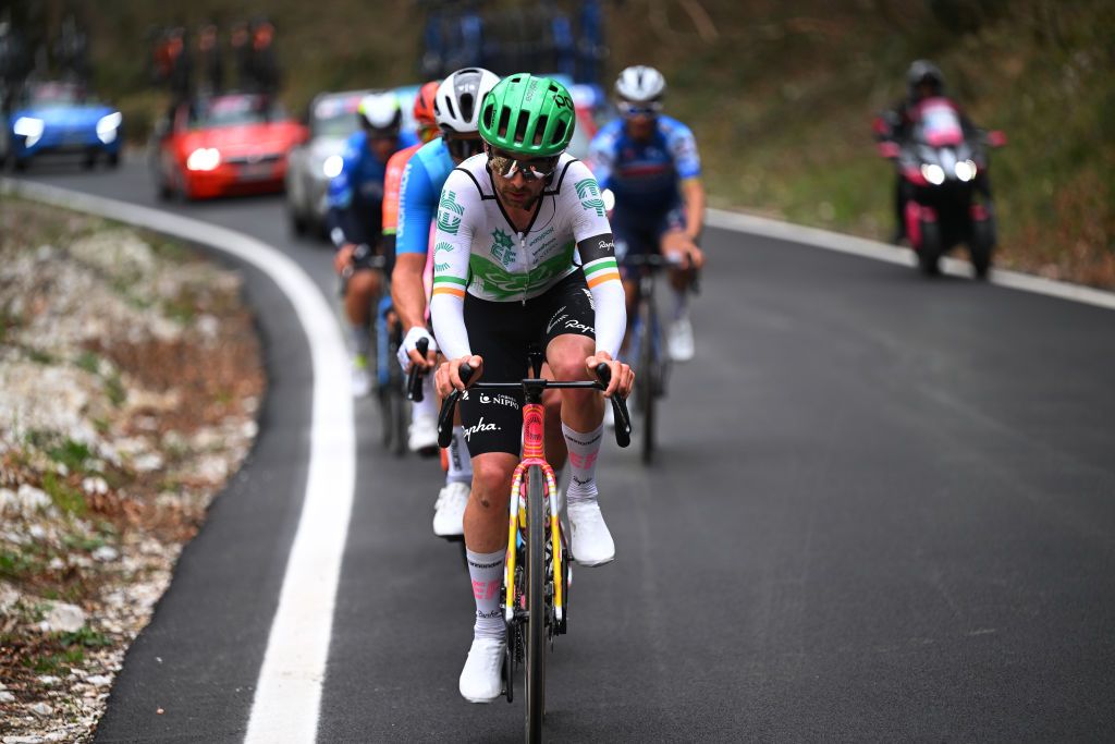 Ben Healy (EF Education-Easypost) put in tremendous efforts in the breakaway