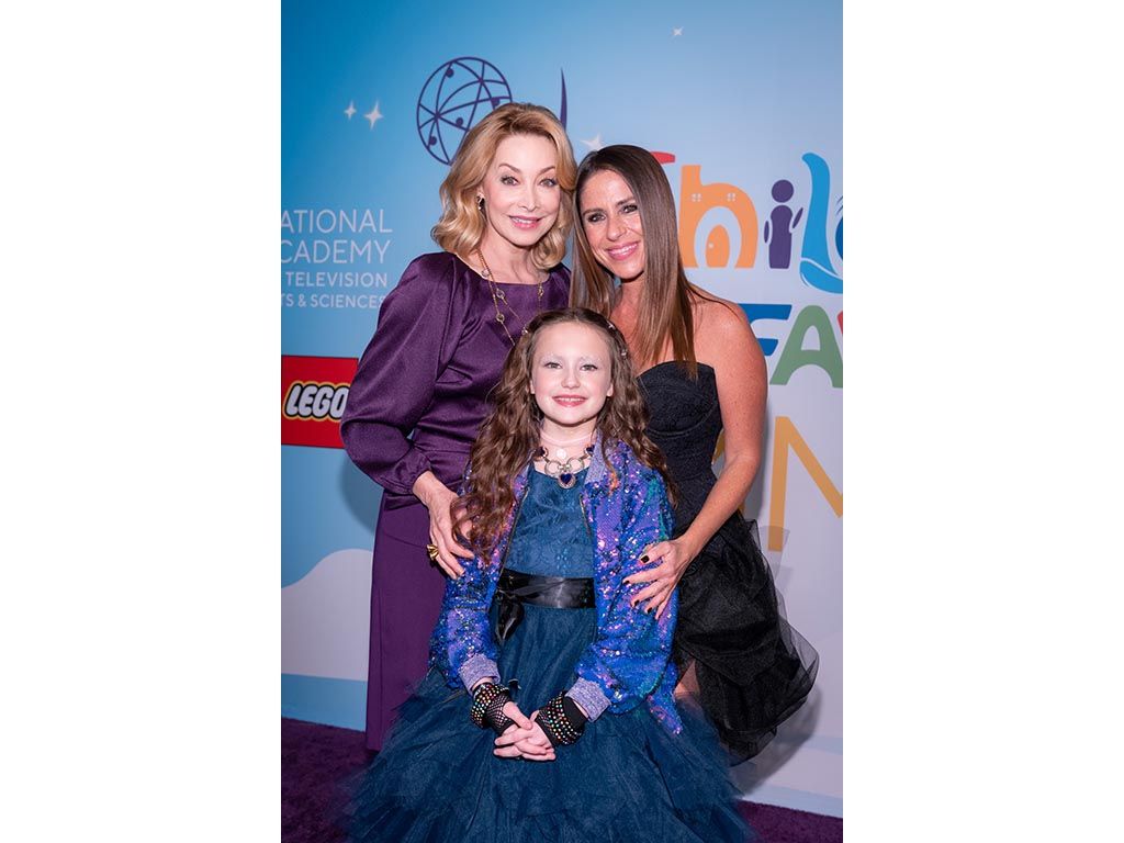 (From l.): Sharon Lawrence, Soleil Moon Frye and Quinn Copeland, three generations of Punky Brewster stars, at the Children&rsquo;s &amp; Family Emmy Awards in Los Angeles.