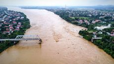 Phong Chau bridge in Vietnam wiped out by Super Typhoon Yagi