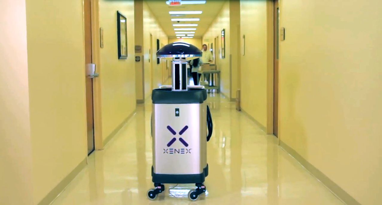 Xenex the germ-fighting robot