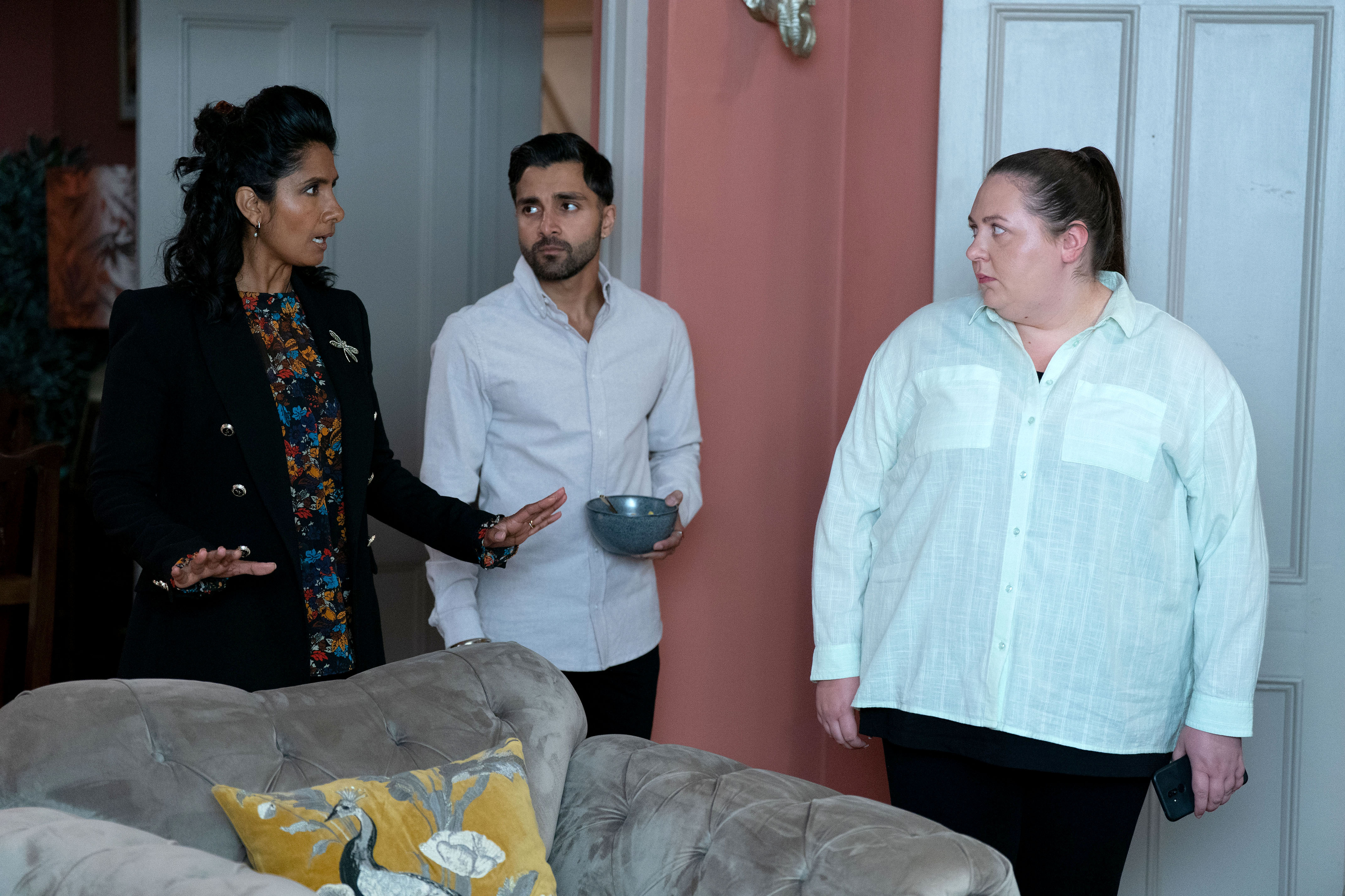 EastEnders spoilers, Suki Panesar, Vinny Panesar, Bernadette Taylor