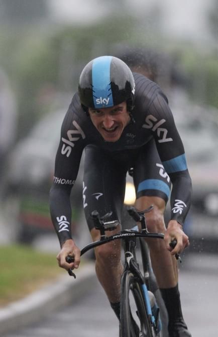 Geraint Thomas made it a Team Sky one-two