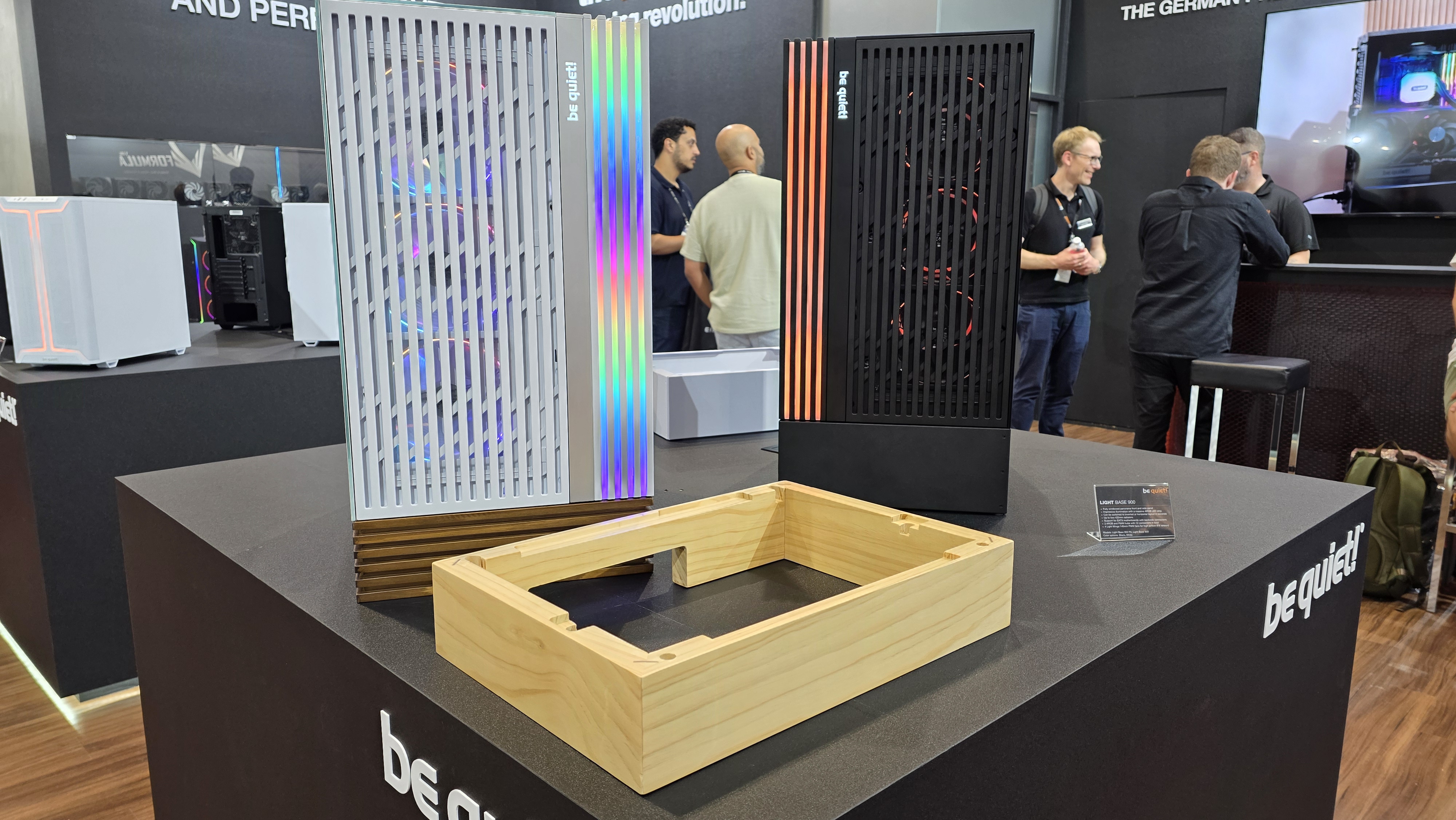 be quiet! wooden bases for the Light Base 900 PC cases