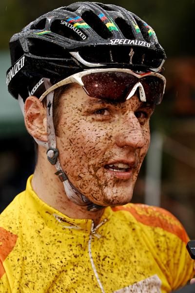 Jaroslav Kulhavy (Rubena Birell Specialized) after the finish