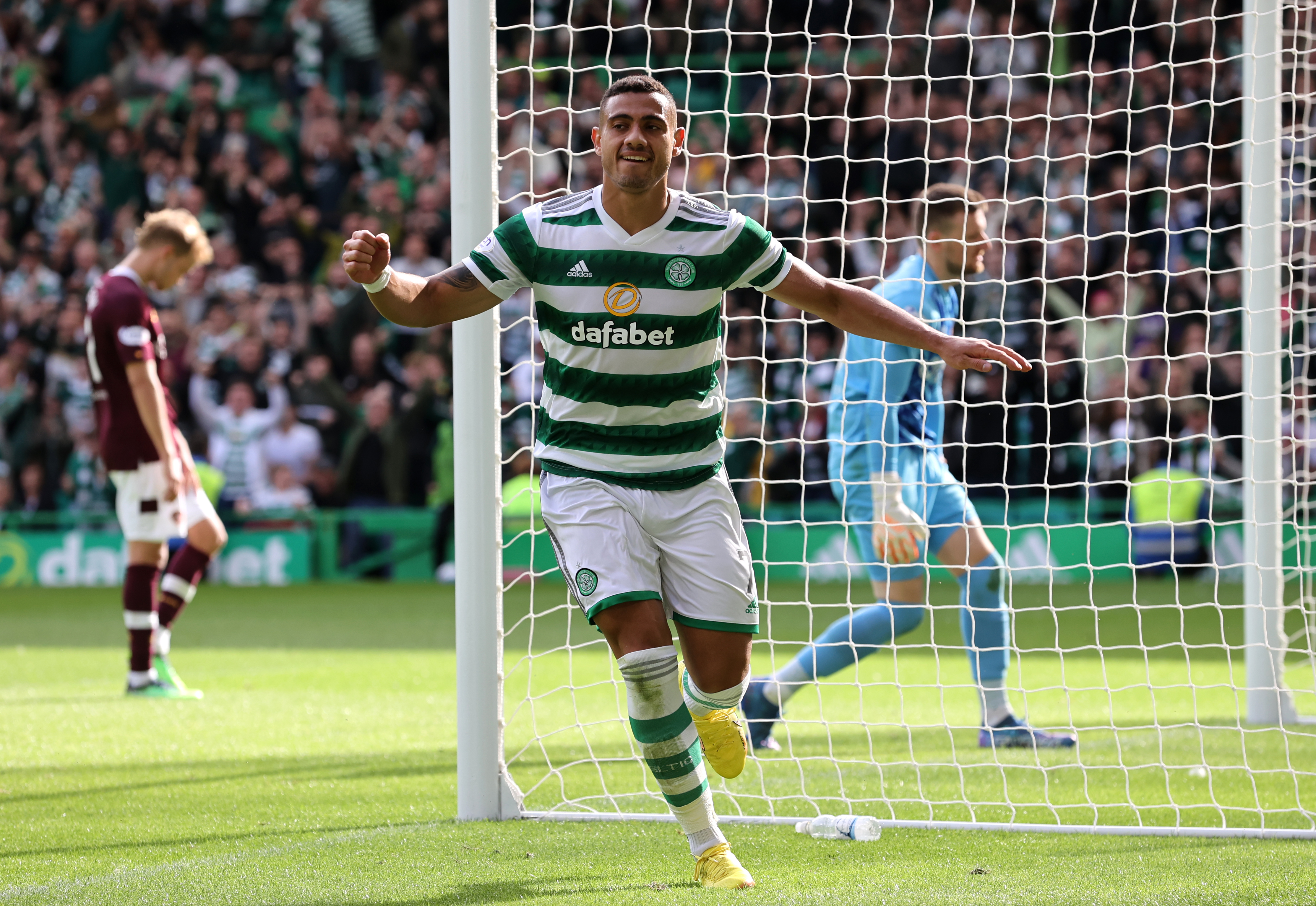Celtic manager Ange Postecoglou delighted to see both strikers in form FourFourTwo