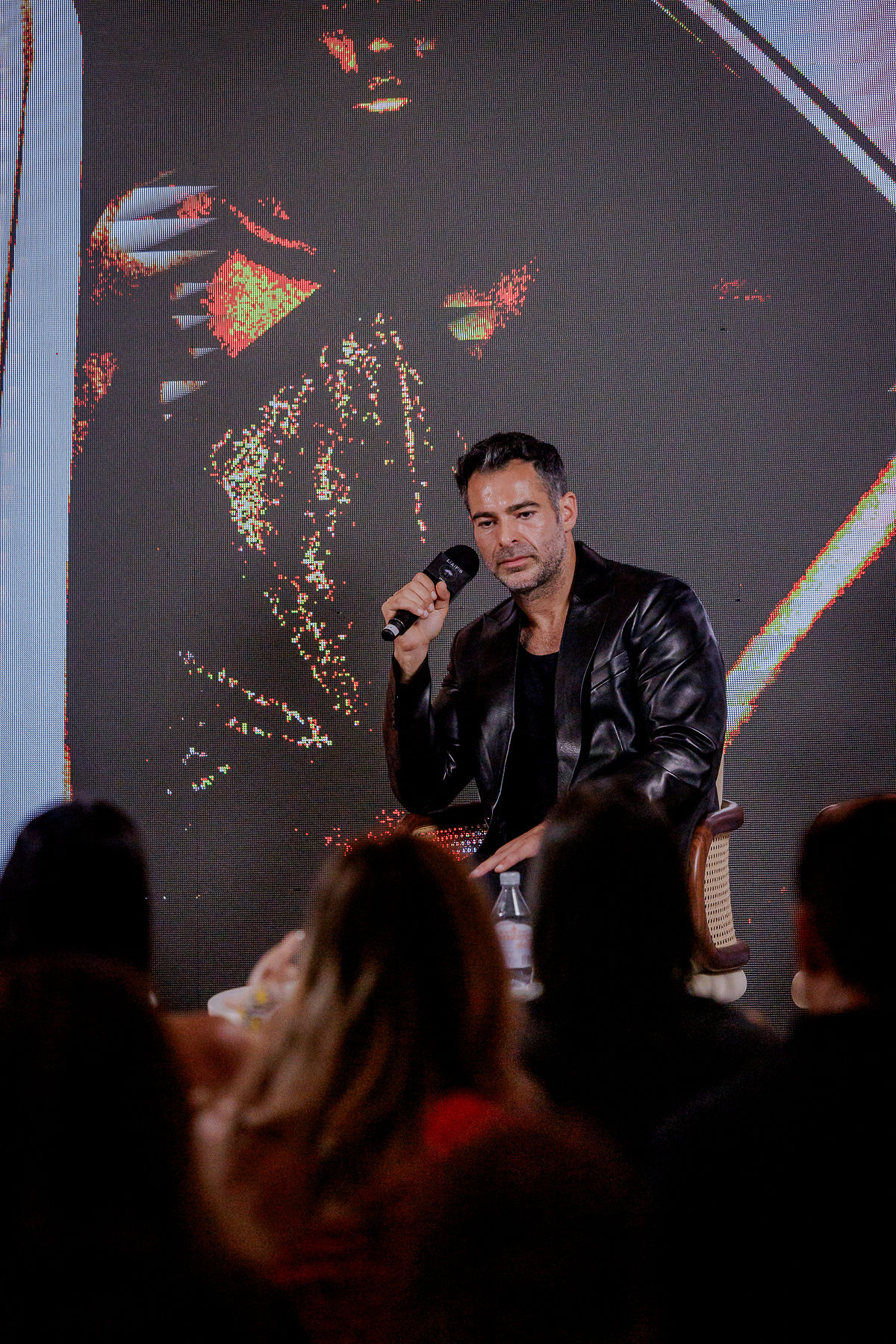 Jonathan Simkhai speaking at the Latin American Fashion Summit.