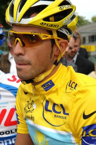 Most people were watching Contador as he made another post-Tour criterium appearance.