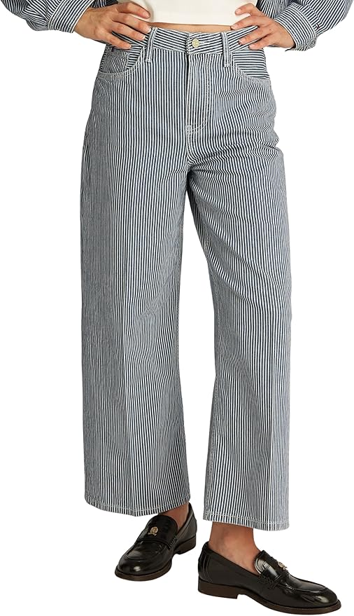 Tommy Hilfiger, Tommy Hilfiger Women's High Waist Wide Leg Jeans, Multicolor (jaz), 28w/27l