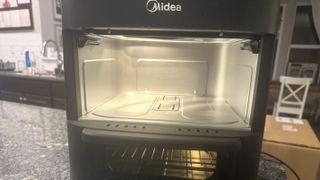 Midea Dual Zone Air Fryer with open oven