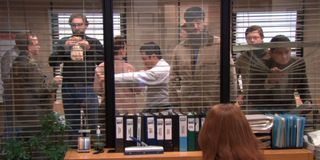 The cast of guest stars in "Junior Salesman" on The Office