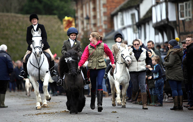 Tilly Rumens on her "elderly" Shetland Bobby who reportedly became "young again" when enjoying a day out with the Avon Vale Hunt at Lacock in Wiltshire