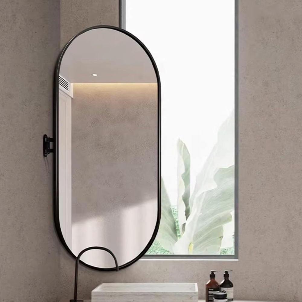 EKDJSN Rectangular Bathroom Corner Mirror