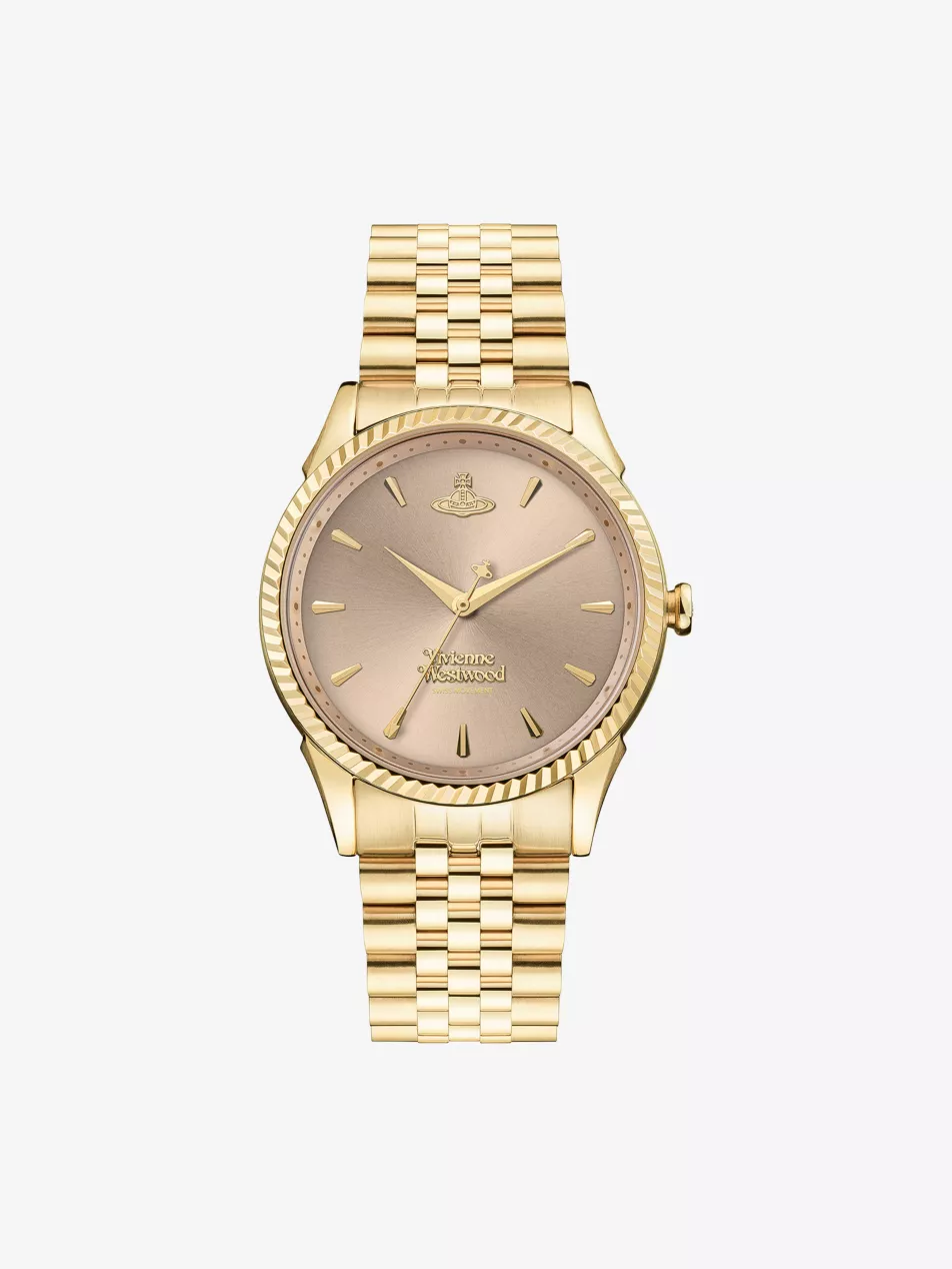Vv240pkgd Seymour Stainless-Steel Quartz Watch