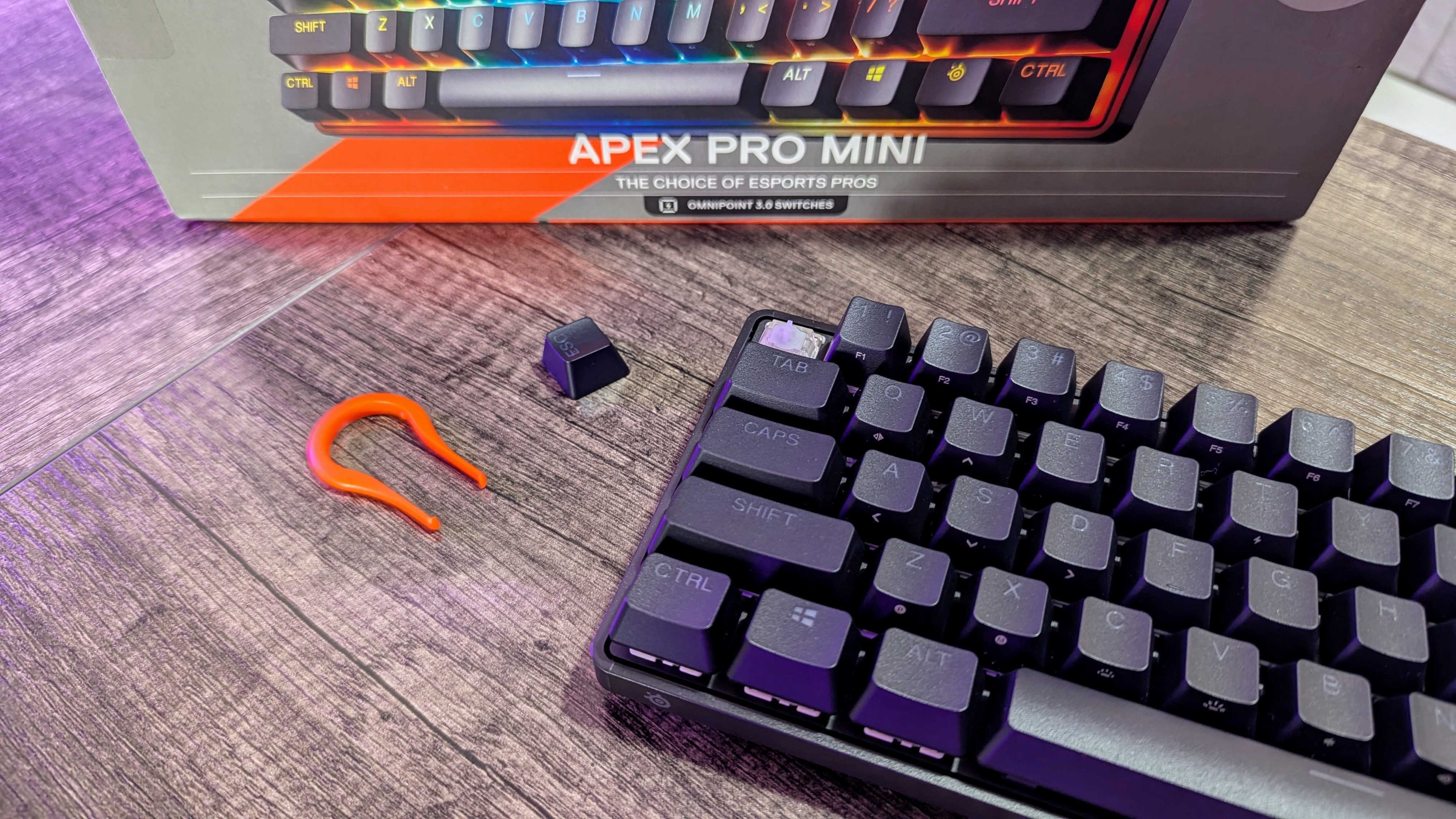 Image of the SteelSeries Apex Pro Mini (Gen 3).