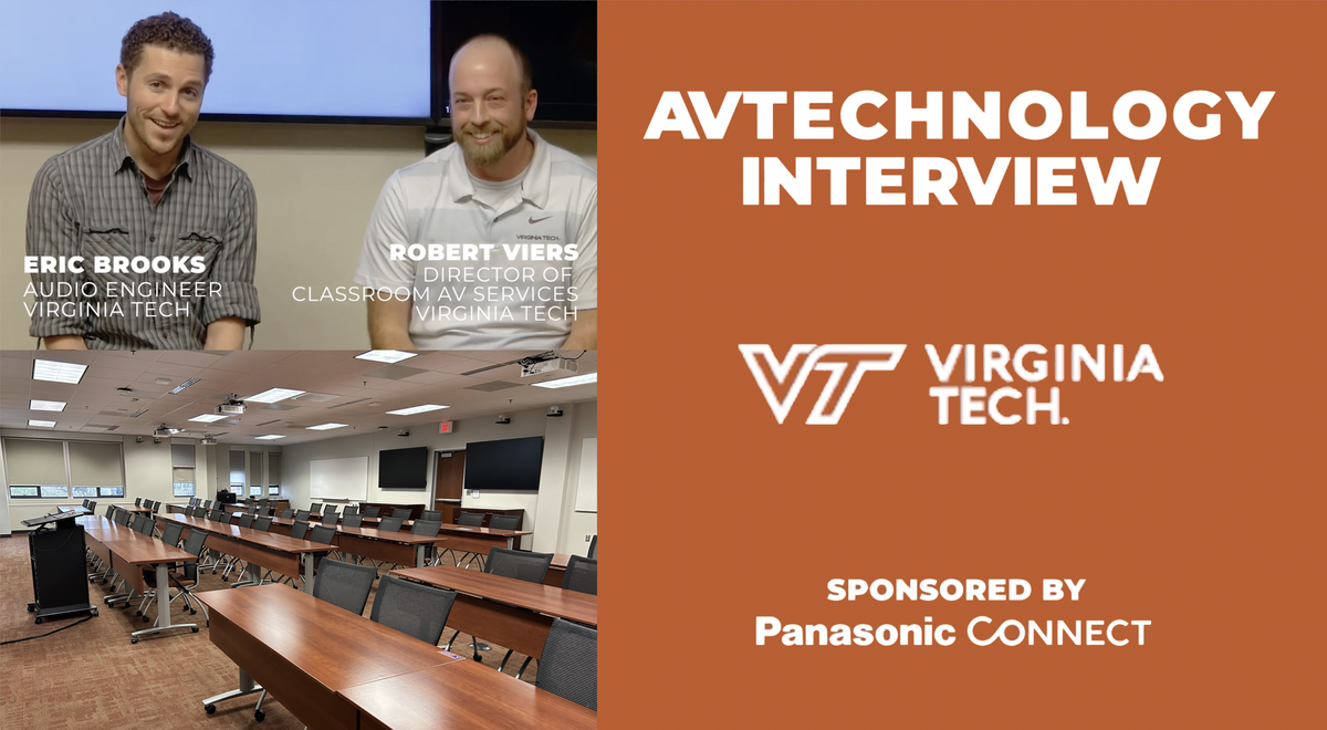 Virginia Tech Smart Classrooms Powered by Panasonic Connect