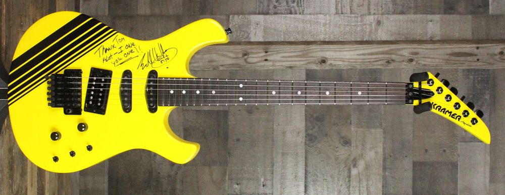 EVH-signed Kramer Paul Dean signature owned by Tom Weber