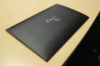The Grid10 has a curved back and a surprisingly rigid design.