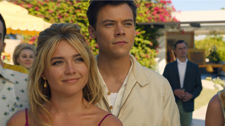 Harry Styles and Florence Pugh in Don't Worry Darling