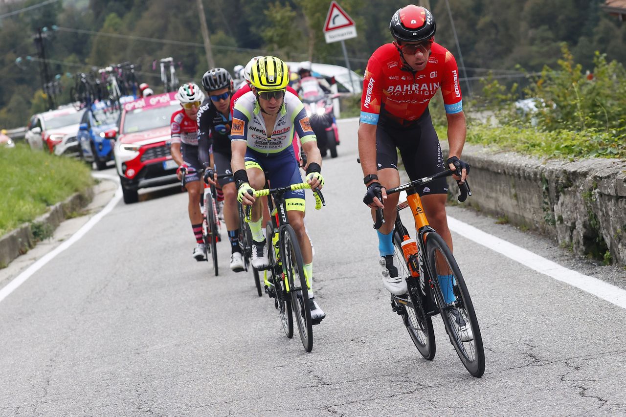 Il Lombardia 2021 115th Edition Como Bergamo 239 km 09102021 Domen Novak SLO Bahrain Victorious photo Luca BettiniBettiniPhoto2021