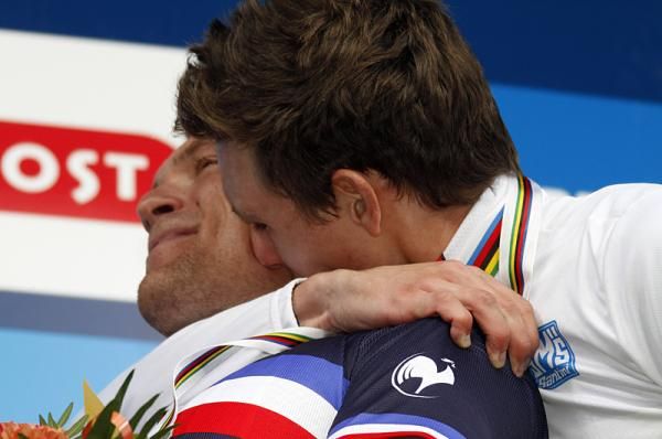 A French kiss.