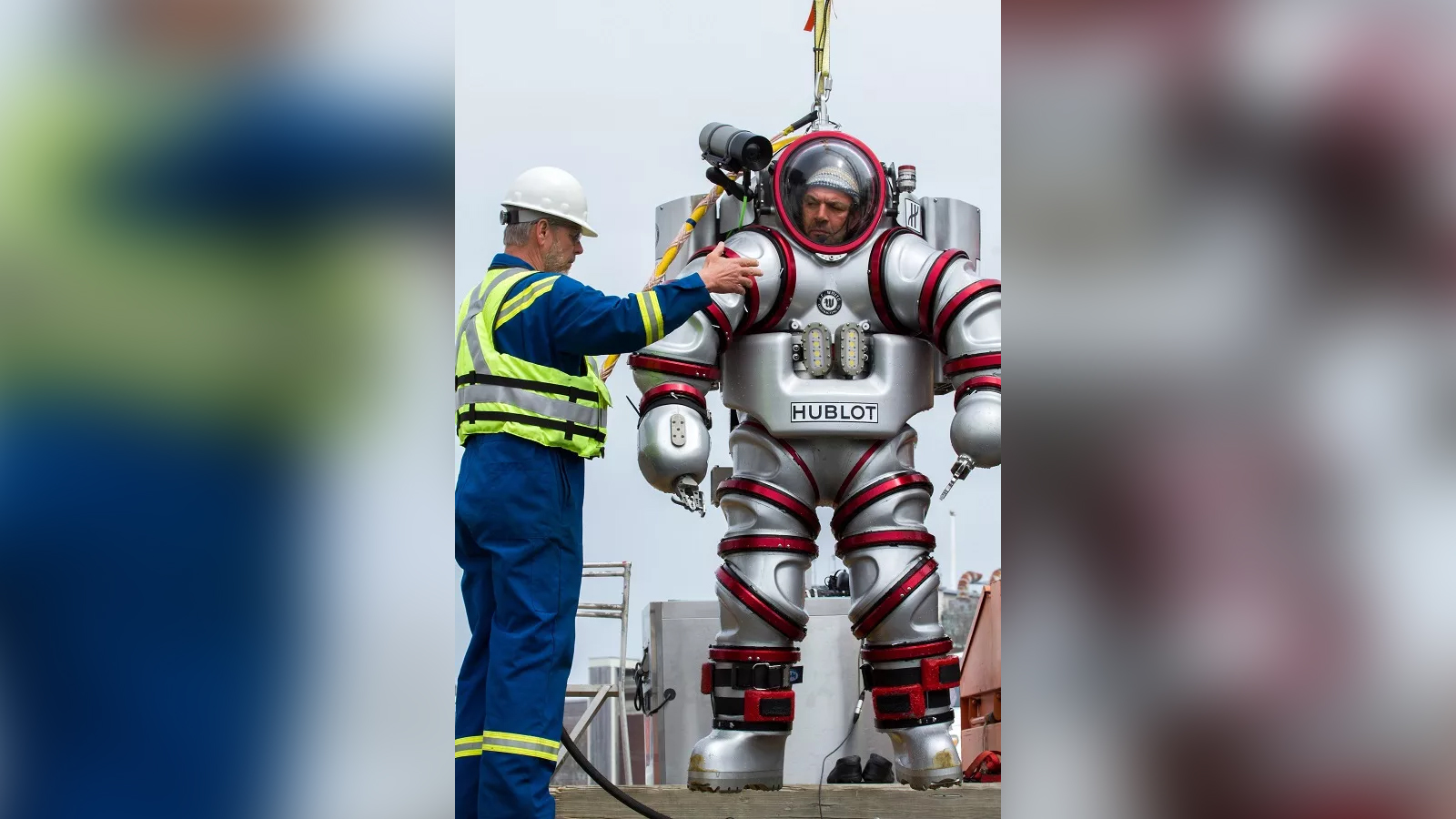 In September 2014, scientists explored the 2,000-year-old Antikythera shipwreck, looking for sunken statues, gold jewelry and other ancient artifacts lost in the Agean Sea. For the mission, they used the Exosuit (pictured here) that allowed the operator to safely descend hundreds of feet below the surface.